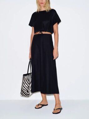 Reformation | Dresses | New Reformation Maven Midi Dress Full Skirt In Mole  Brown Size 4 | Poshmark